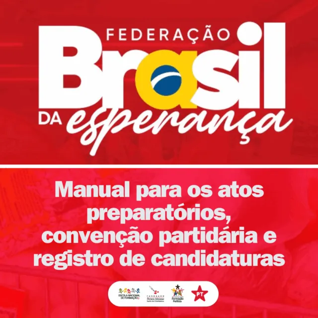 Manual para os atos preparatórios, convenção partidária e registro de candidaturas