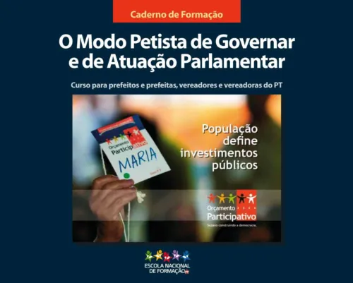 Caderno modo petista 2013 capa